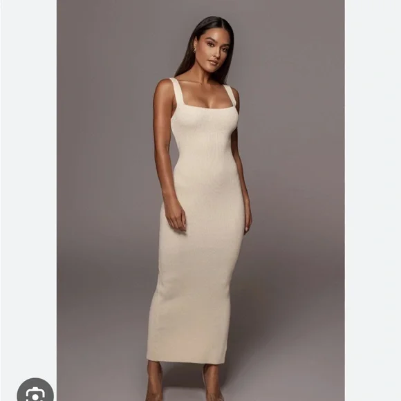 JLUXLABEL Tan Midi Dress - Picture 6 of 6